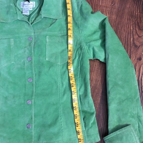 Live A Little Women’s 100% Leather Jacket Medium Vintage - Picture 7 of 7